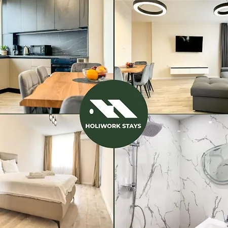 2br Business With Free Gym, By Holiwork Apartment *